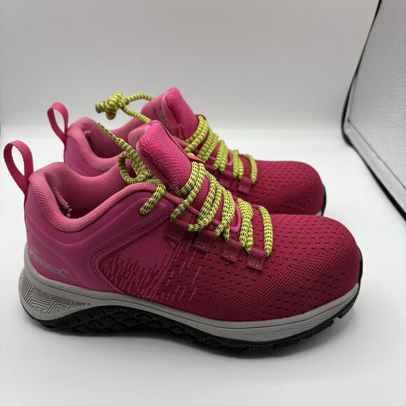 Thorogood Work Women Sz 5M Lace Up Low Sneaker Composite Toe AST Pink/Blush Shoe - Picture 1 of 9